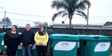 Timbúes adquirió nuevos contenedores de residuos