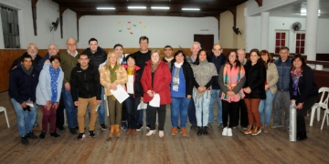 Leo Diana entregó aportes a instituciones de Gaboto, Díaz y Maciel