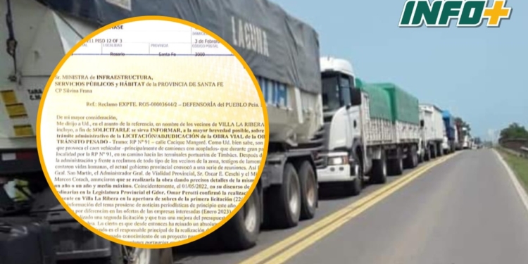 Sin avances en la gran obra de Villa La Ribera: vecinos intimaron a la ministra Frana
