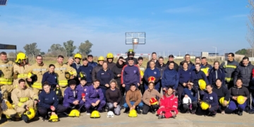 Bomberos de toda la región se capacitaron en Totoras