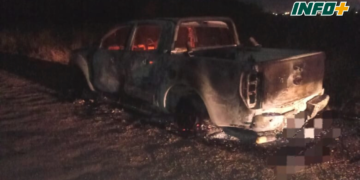 Timbúes: circulaba en su camioneta, escuchó un ruido y comenzó a incendiarse