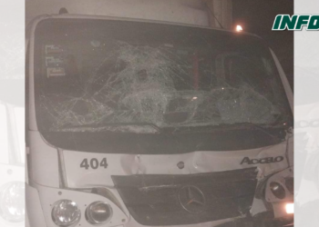 Un camión chocó a otro por alcance en Barrancas: un hombre herido