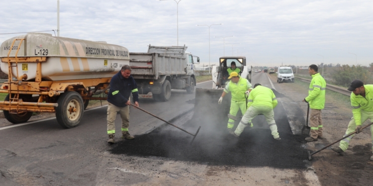 Avanza la reparación de la autopista Ros-StaFe: invierten 145 millones de pesos