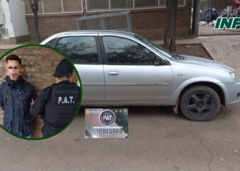Un hombre de Timbúes huyó al ver a la policía: manejaba un auto con pedido de secuestro