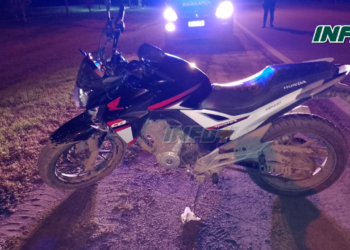 Circulaba por Maciel con una moto robada en Rosario y fue aprehendido