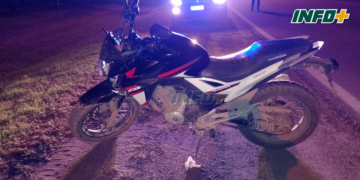 Circulaba por Maciel con una moto robada en Rosario y fue aprehendido
