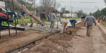 Centeno tendrá seis cuadras más de pavimento de hormigón