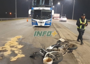 Chocaron un colectivo Güemes y dos motos en Ruta 34: dos heridos
