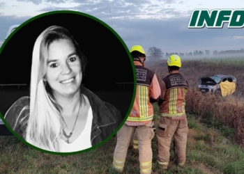 Oliveros de luto por la trágica muerte de Gabriela en la Ruta 91
