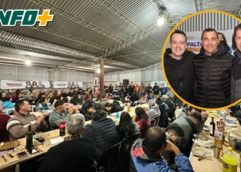 Pío Drovetta cerró su campaña ante una multitud en Correa