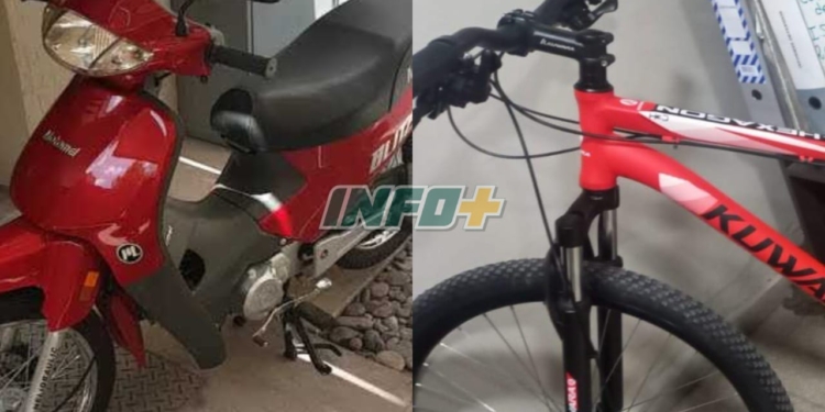 Inseguridad en la región: robaron una moto en Totoras y una bicicleta en San Genaro