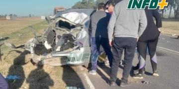 Tragedia en Ruta 34: un muerto tras un fuerte choque entre Centeno y Las Bandurrias