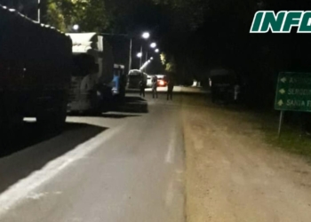 Noche agitada en Villa La Ribera: corte de ruta y golpes entre camioneros