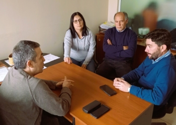 Ruiz se reunió con funcionarios de Educación: “Gestionamos soluciones para Gaboto”