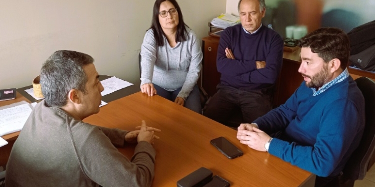 Ruiz se reunió con funcionarios de Educación: «Gestionamos soluciones para Gaboto»
