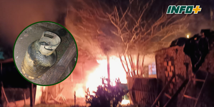Una garrafa tomó fuego en una vivienda de San Genaro y hubo pérdidas materiales