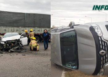 San Genaro: tres heridos en un choque en el cruce de rutas 34 y 65