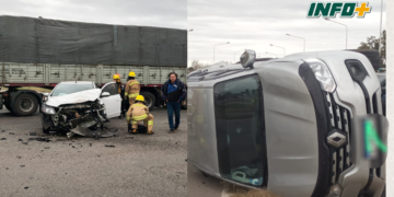 San Genaro: tres heridos en un choque en el cruce de rutas 34 y 65