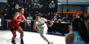 La macielense Agustina Bazán disputó el Nations League con la Selección Argentina