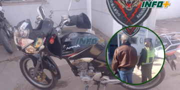 San genaro: detuvieron a un hombre con pedido de captura a bordo de una moto robada