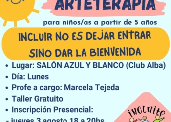 Maciel: Incluite invita a inscribirse al nuevo taller de arteterapia