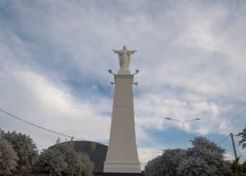 Renovaron la obra del Cristo de Timbúes: “Estaba mal hecho”