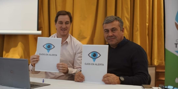 Timbúes firmó un convenio de seguridad ciudadana “Ojos en alerta”