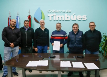 Timbúes: Fiorenza firmó un convenio para impulsar el empleo junto a las empresas agroexportadoras