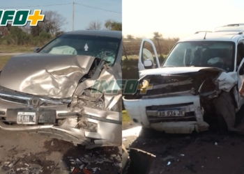 Impactante choque en Timbúes: una persona fue rescatada por Bomberos