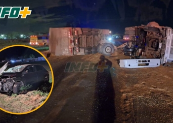 San Genaro: un camión y un auto chocaron de frente en Ruta 34