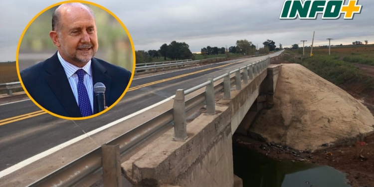 Perotti inaugurará este viernes el ensanche del puente sobre el Canal Serodino