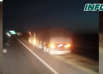 Oliveros: una mujer lesionada tras chocar un auto y un camión en autopista