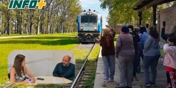 Histórico: el tren de pasajeros volverá tener parada en Pueblo Andino