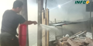 Principio de incendio en un comercio de Timbúes fue controlado por la Guardia Urbana