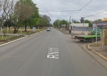 Oliveros: un joven sufrió traumatismo de cráneo tras el choque entre una moto y un auto