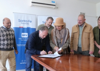 Firmaron el contrato del Desvío de Camiones en La Ribera: «En pocos días la obra va a empezar»