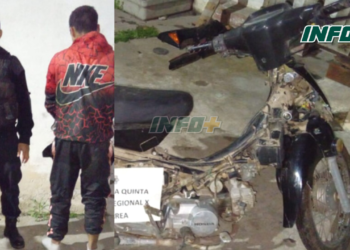 Robó una moto en Correa e intentó atacar a la víctima con una cuchilla