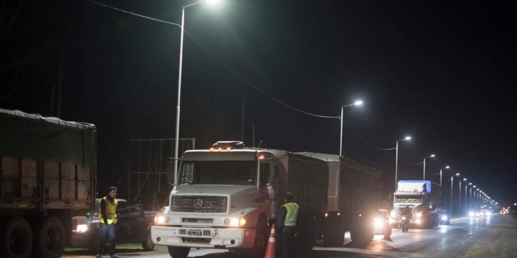 Realizaron controles vehiculares de prevención en Timbúes 