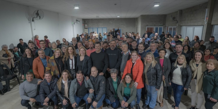 Diana contó con el apoyo de la región de cara a las elecciones: “El camino es unidos”