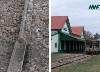 Un tren descarriló en San Genaro y hay cortes de pasos a nivel