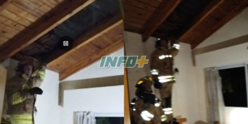 Bomberos de San Genaro controlaron un incendio en una vivienda