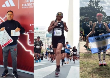 Tres sangenarinos completaron los 42 km de la Maratón de Buenos Aires