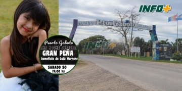 Gran Peña solidaria en Gaboto a beneficio de Lulu Herrera y jornada de destrezas criollas