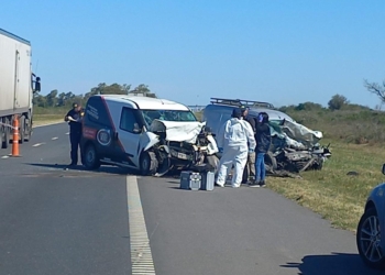 Un vecino de San Genaro y una pareja de Rafaela murieron en un choque frontal en autopista
