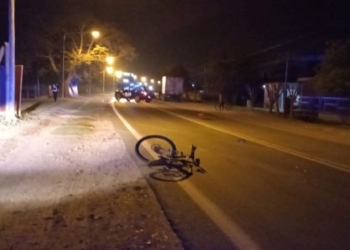 Una mujer en bicicleta murió tras accidentarse contra un camión en Ruta 11