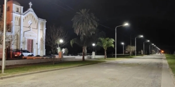 Carrizales inauguró 13 cuadras de luces led: colocaron 52 nuevas lámparas