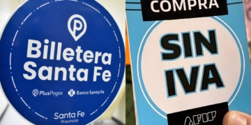 Las compras con tarjeta de débito hechas con billetera Santa Fe se incorporal al programa sin IVA