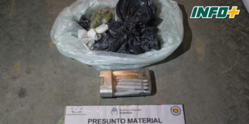 Dos pasajeros detenidos con marihuana y cocaína en Ruta 34