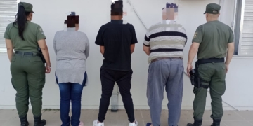 Dos hombres y una mujer fueron descubiertos carneando animales y quedaron detenidos