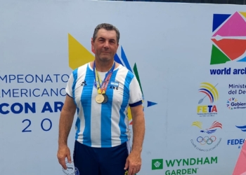 El timbuense Daniel Cannelli se lució en el Sudamericano de Ecuador